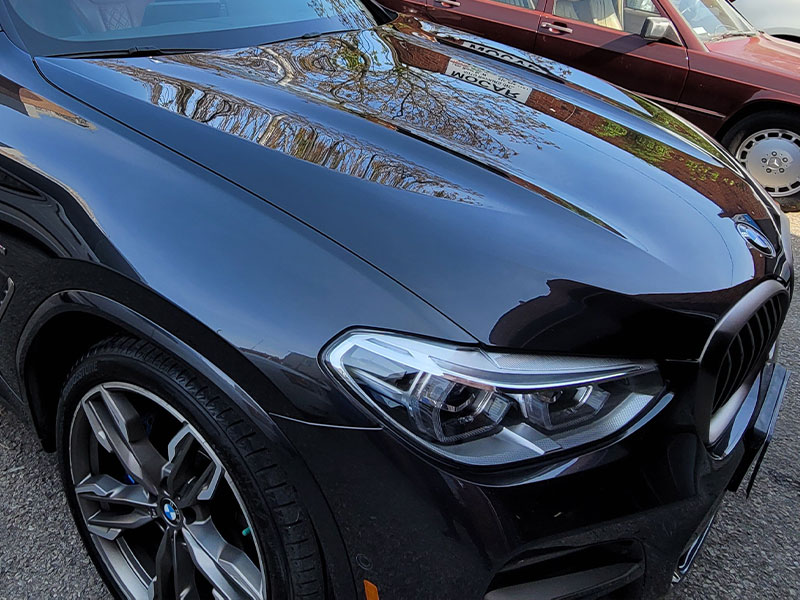BMW black suv