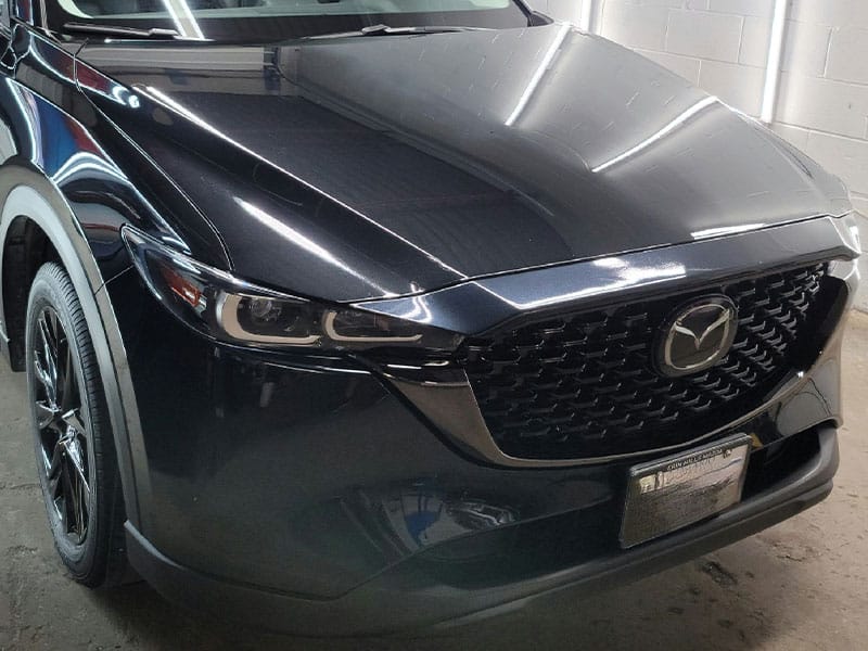 Mazda dark blue SUV
