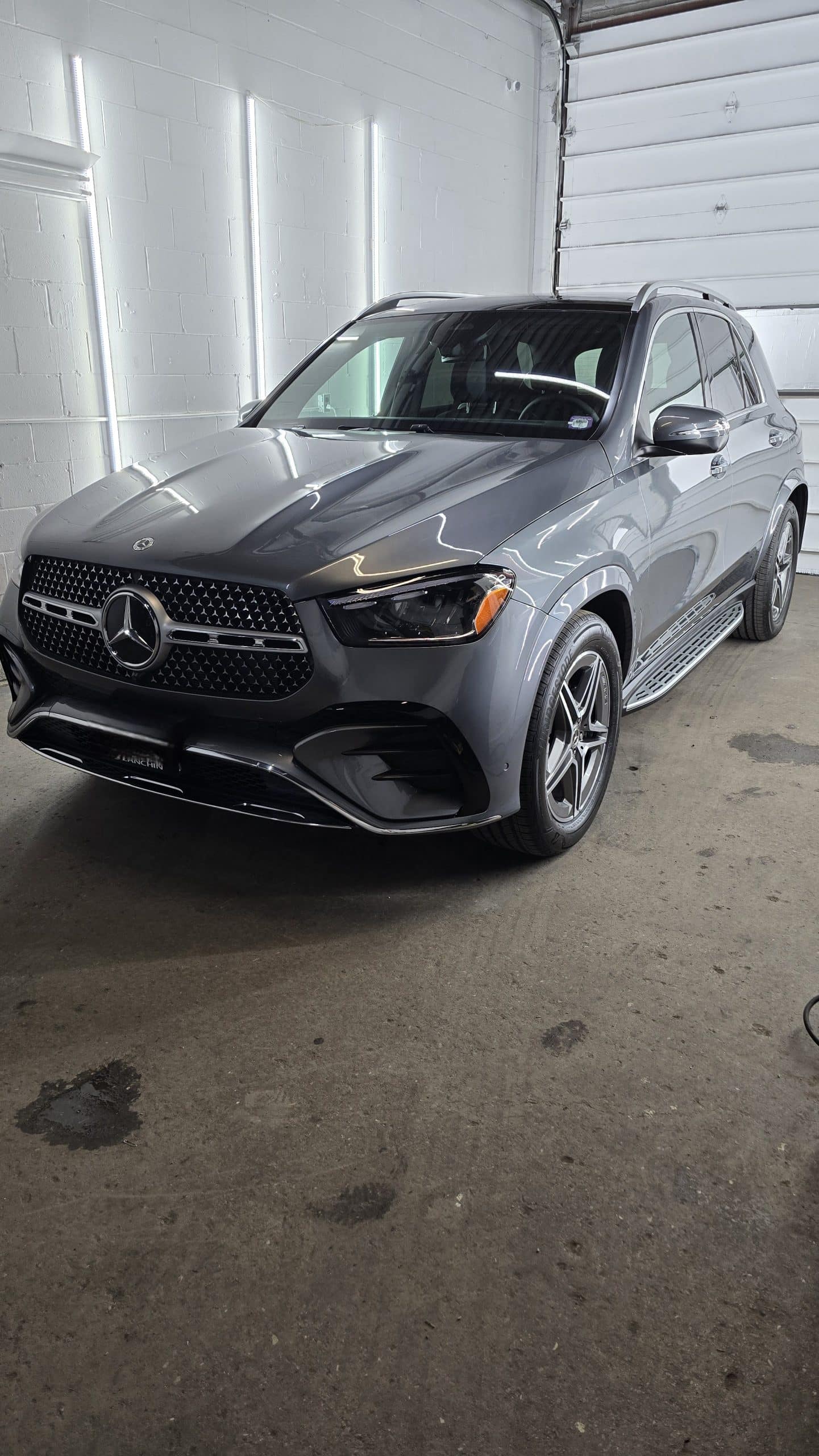 Black Mercedes GLC after professional ceramic coating at MNV Auto Detailing in North York