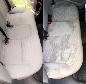 heavy stain removal from the car seat by mnv auto