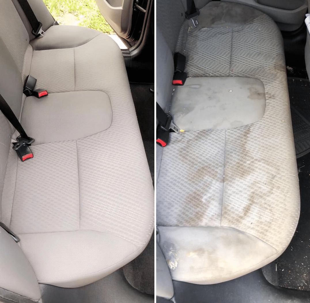 Finished lease return car interior detailing in Toronto